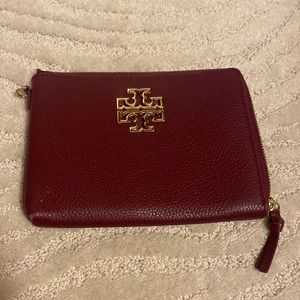 Tory Burch burgandy wallet